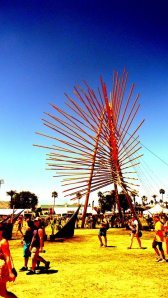 Coachella 2012. Sahara Tent installation